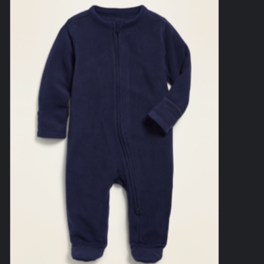 Unisex Micro Fleece Sleep & Play One-Piece for baby - NWT